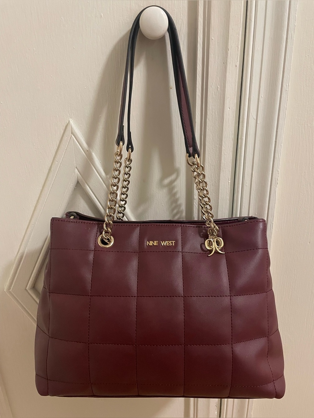 Burgundy Nine West handbag